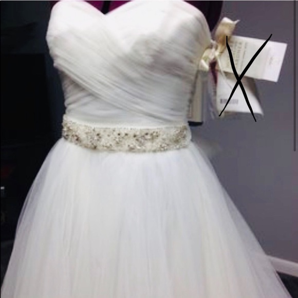 Modi Lee Strapless Wedding Gown - Picture 1 of 4